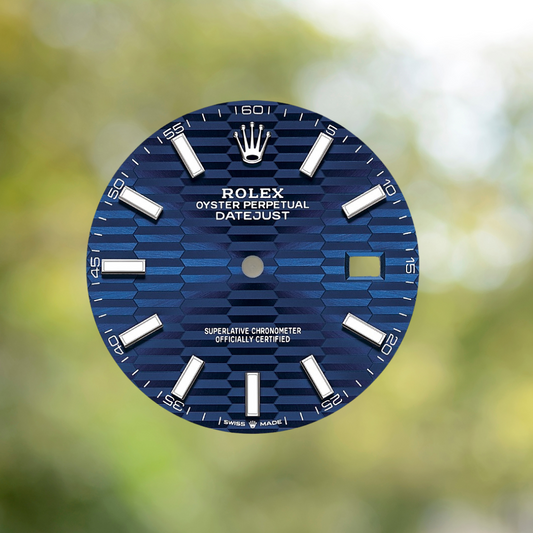 Custom Rolex Datejust Blue Motif Dial